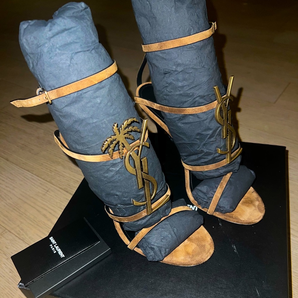 YSL Cassandra heels